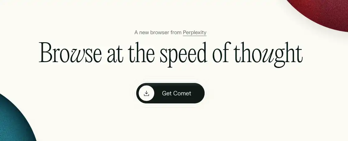 【AI大補帖】Perplexity Comet：AI原生瀏覽器重新定義網路體驗